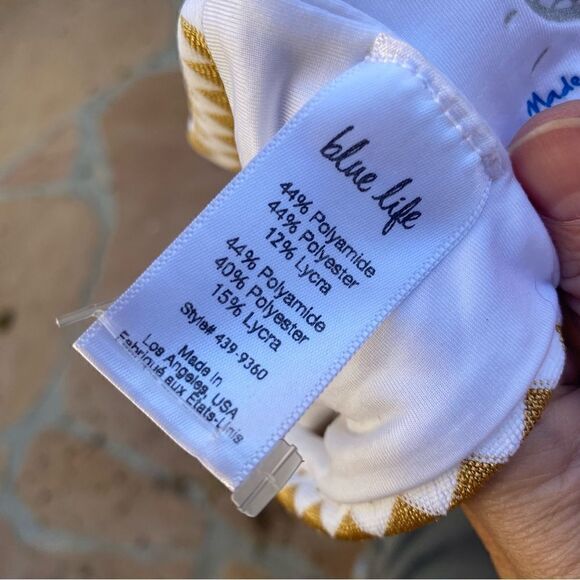 Blue Life Roped Up Off Shoulder Bikini Top size XS - Picture 10 of 12